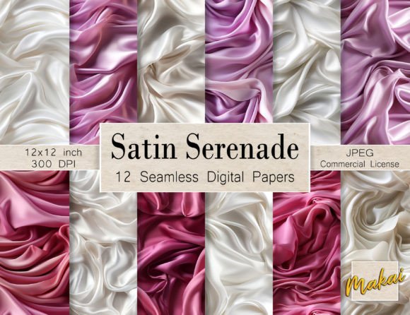 Download Purple Satin Textures Seamless Patterns - Text Collection
