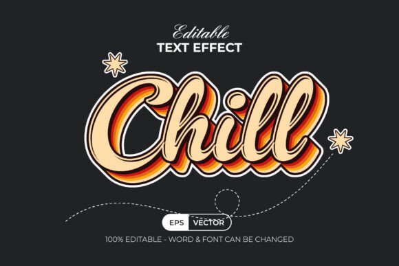 Download Chill Text Effect Retro Style - Text Collection
