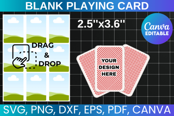 Download Blank Playing Card Canva Template - Card Collection