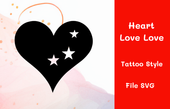 Download Heart Love Love Lavish Tattoo Style - Lavish Collection