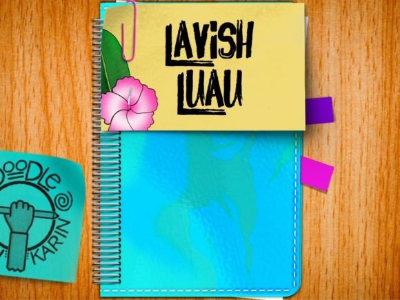 Download Lavish Luau Digital Sticker Set - Lavish Collection