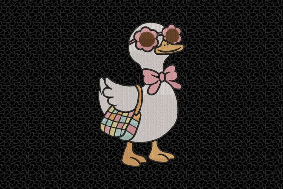 Download Fashionable Duck Embroidery Design - Fashionable Collection